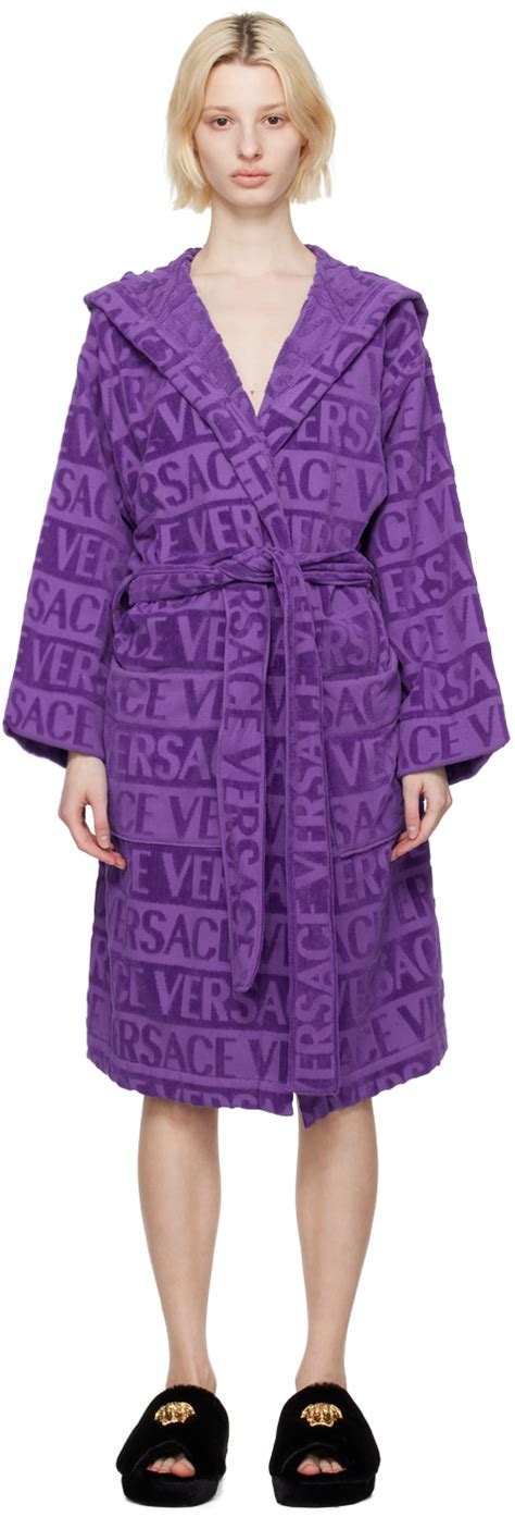 versace bathrobe with hood|Versace Robes for Women .